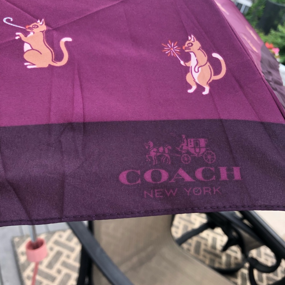 Coach cat umbrella NWT - Picture 6 of 6
